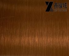 Yx7820 緞紋紅銅金不銹鋼